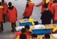 学生打架吃瓜群众视频,围观者视角下的学生斗殴事件