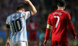 梅西和c罗吃瓜视频,足球巨星间的趣味互动